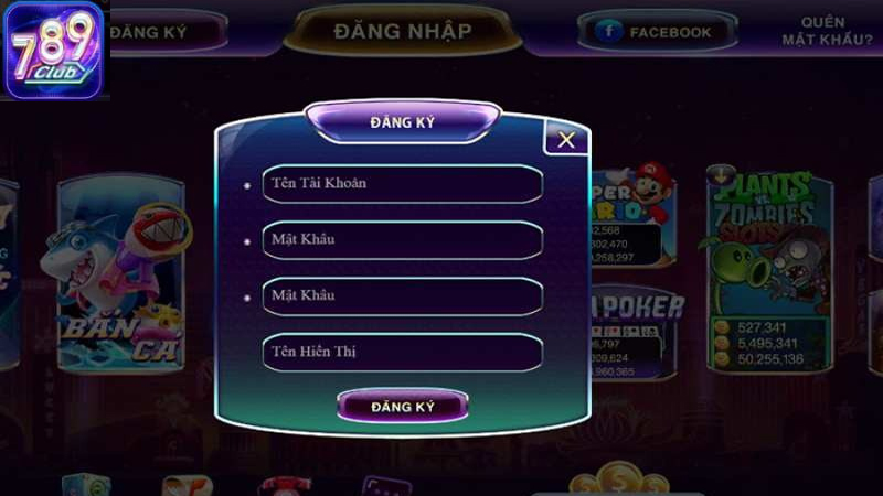 Đăng nhập tài khoản 789Club rất đơn giản và nhanh chóng