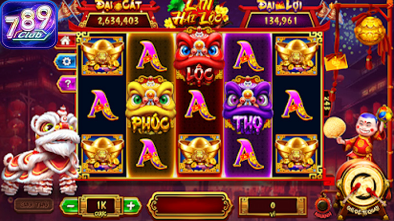 Lân Hái Lộc 789Club nổi bật như một tựa game đặc sắc khi mang đậm dấu ấn văn hóa Việt