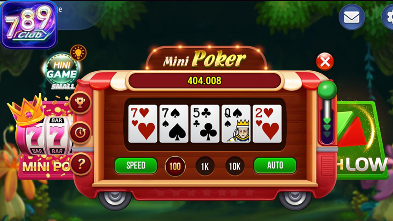 Mini Poker 789Club là một trò chơi poker thú vị và dễ chơi