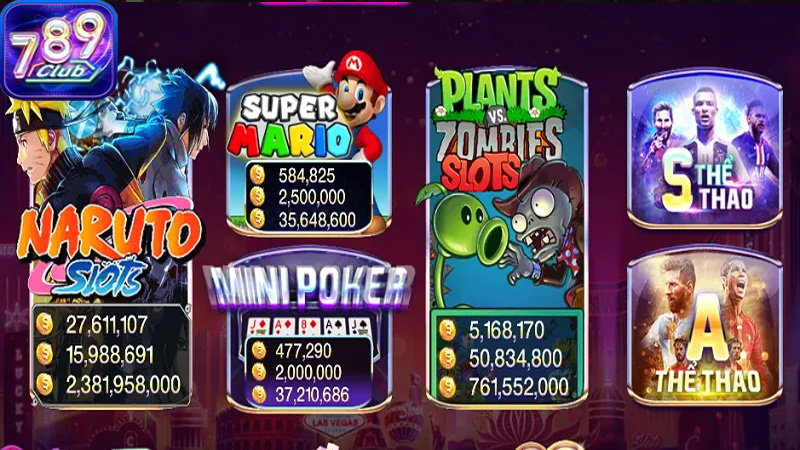 Naruto Slots 789Club là một trò chơi slot thú vị và hấp dẫn