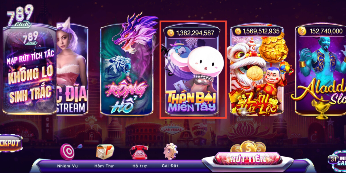 Thần bài miền tây 789Club là một trong những tựa game hấp dẫn, nổi bật